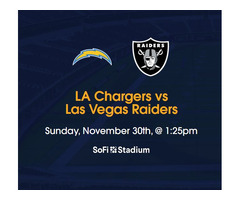 2025 LA Chargers vs Las Vegas Raiders