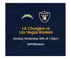 2025 LA Chargers vs Las Vegas Raiders