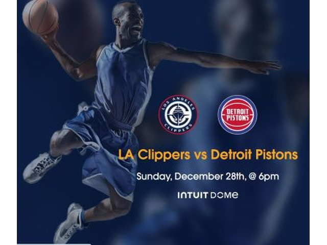 LA Clippers vs Detroit Pistons Tickets