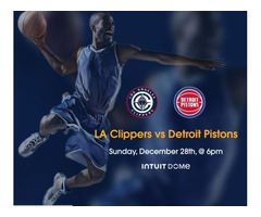 LA Clippers vs Detroit Pistons Tickets