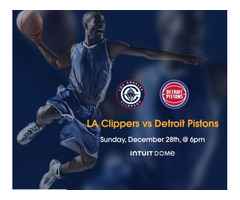 LA Clippers vs Detroit Pistons Tickets
