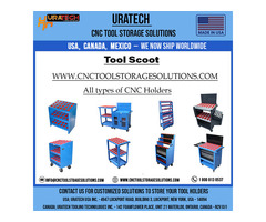 Tool Scoot – Heavy-Duty CNC Tool Holder Storage by Uratech