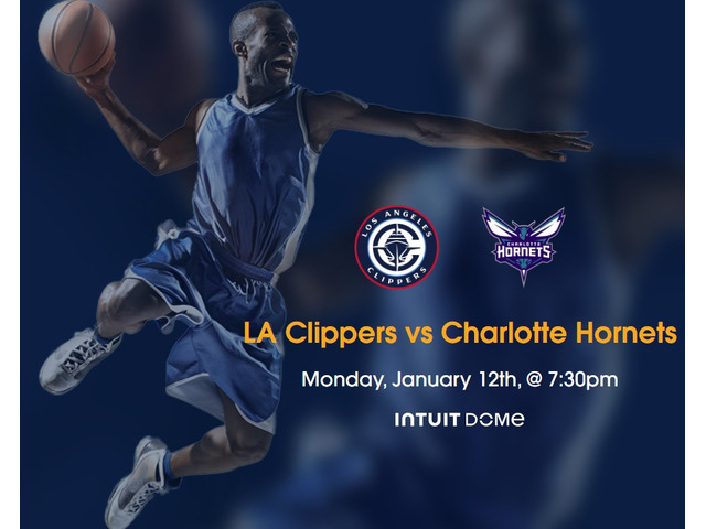 LA Clippers vs Charlotte Hornets Intuit Dome