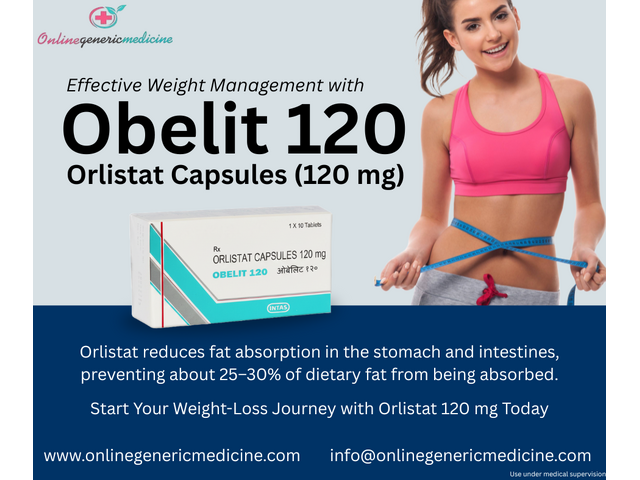 Buy Orlistat 120 mg for weight management | Available at OnlineGenericMedicine