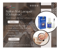 Nailon Nail Lacquer (Ciclopirox) | Treat fungal skin and Nail infections