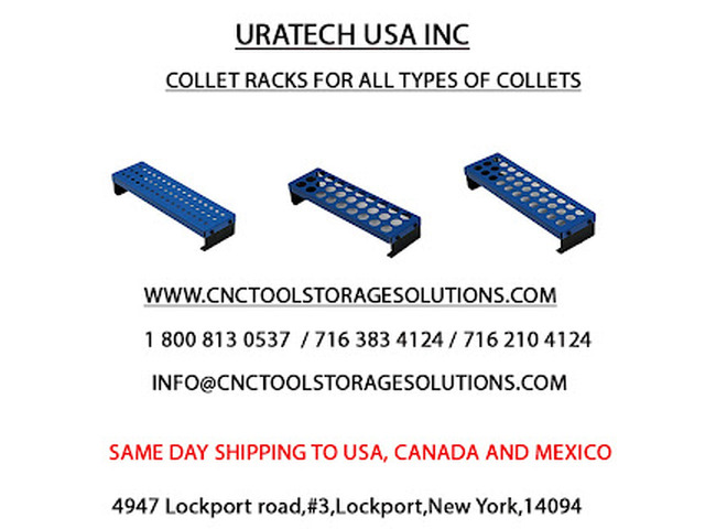 Uratech R8 Collet Holder for Organized Tool Storage