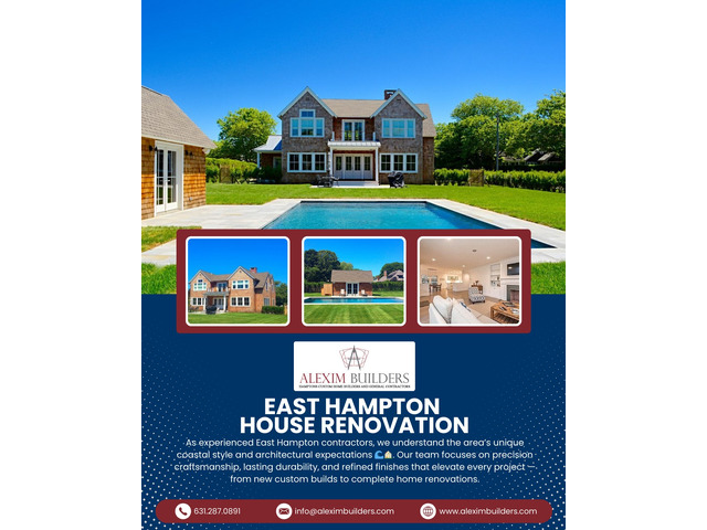 East Hampton house renovation