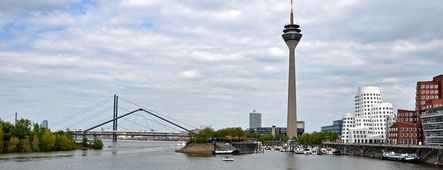 Düsseldorf Rhein Panorama