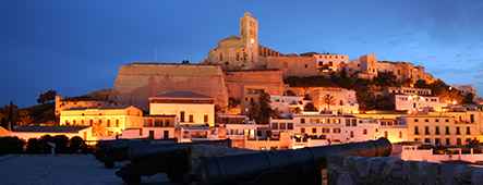 spanien ibiza altstadt