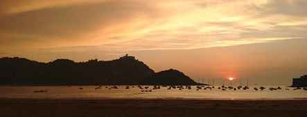 sri lanka strand sonnenuntergang