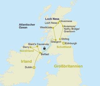 9-tägige Rundreise durch Schottland & Irland