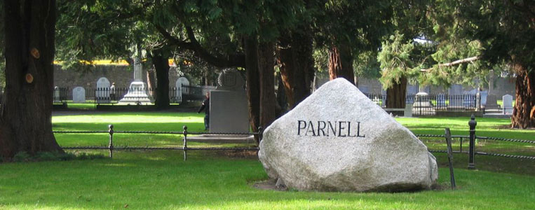 Charles Stewart Parnell, dessen Grab sich auf dem Glasnevin Cemetery befindet, gilt als irischer Nationalheld