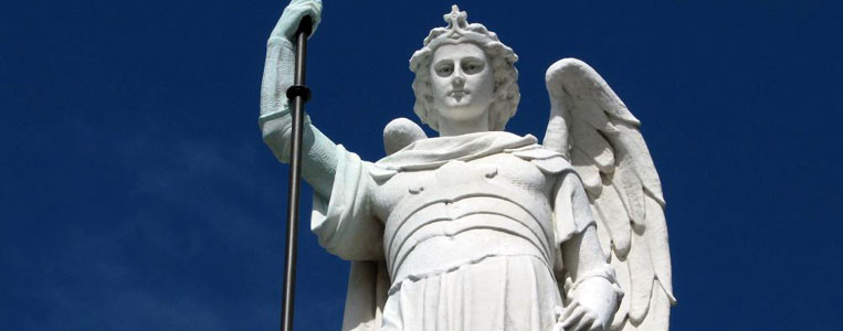 Statue eines Kriegsengels