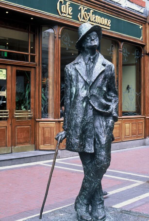 James Joyce Statue in Dublin