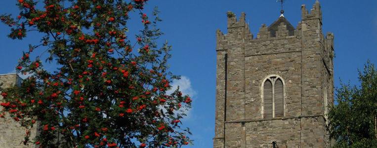 Der Turm von St. Michan's stammt aus dem 13. Jahrhundert