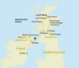 9-tägige Rundreise durch Schottland & Irland