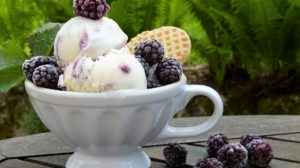 Sommerlicher Eisbecher