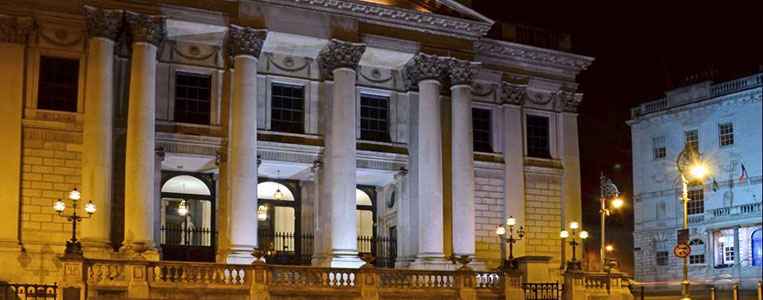 Dublins historisches Rathaus wurde von 1769 bis 1779 erbaut