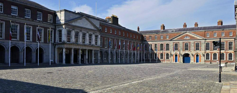 Der Upper Yard des Dublin Castle