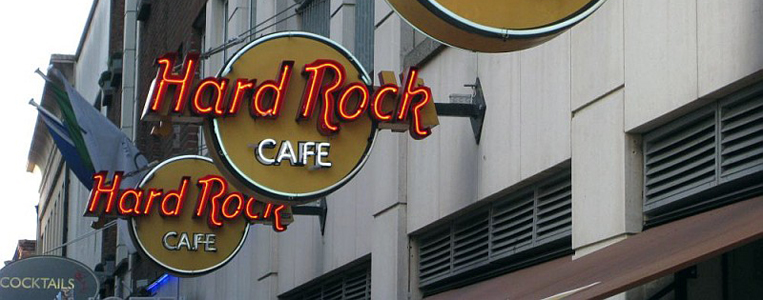 Das Hard Rock Café in Dublins Vergnügungsviertel