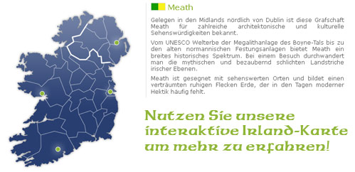 Interaktive Irland-Karte Interaktive Irland-Karte