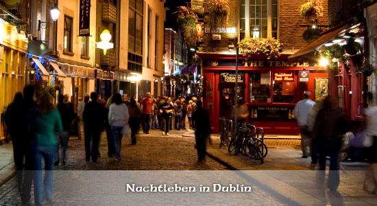 Das Nachtleben in Dublin