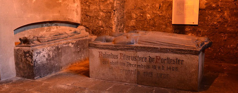 Die Portlester Gruft aus dem 15. Jahrhundert