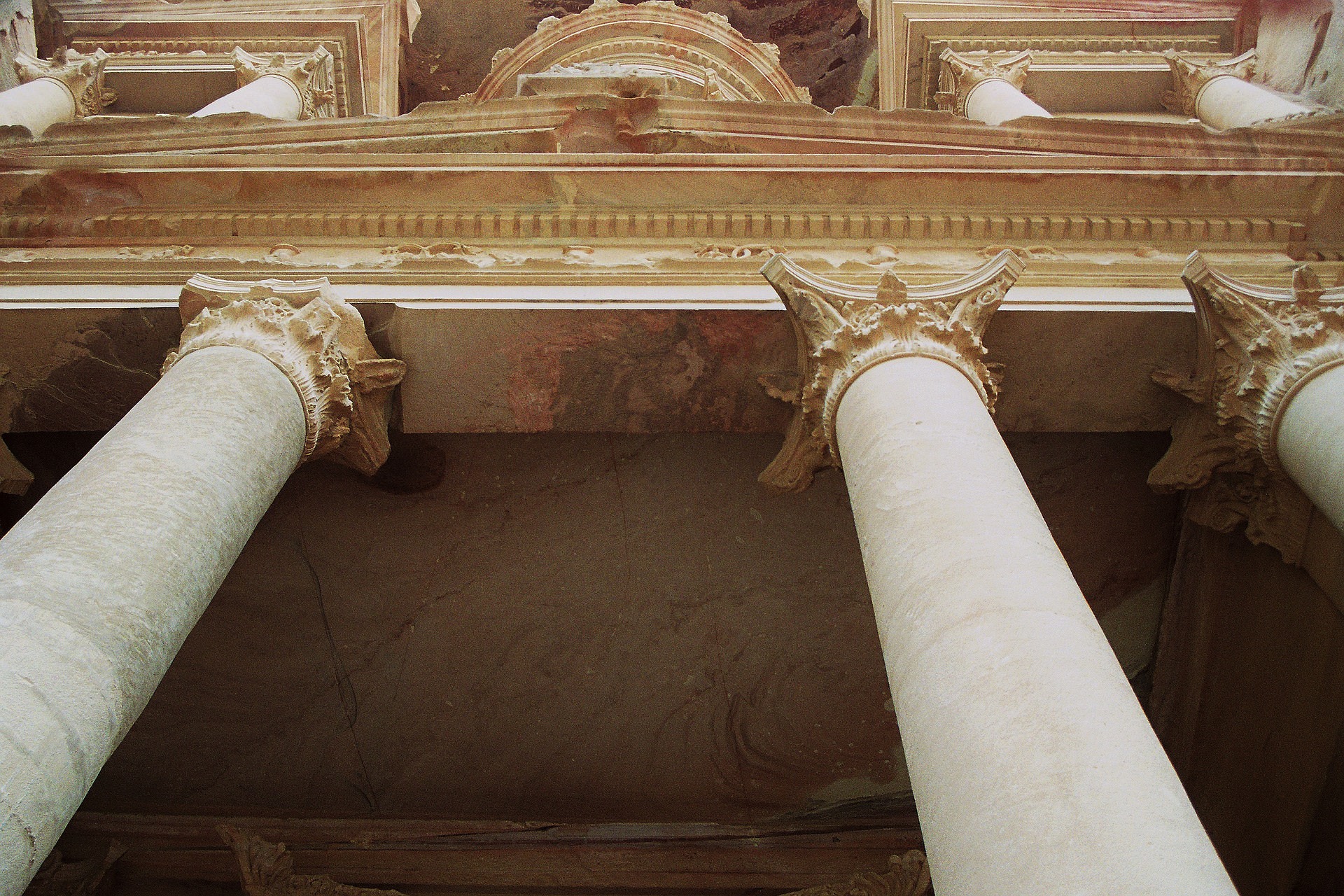 petra khazne al-firaun detail