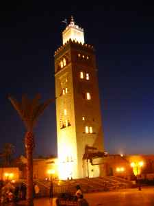 Minarett der Koutoubia Moschee