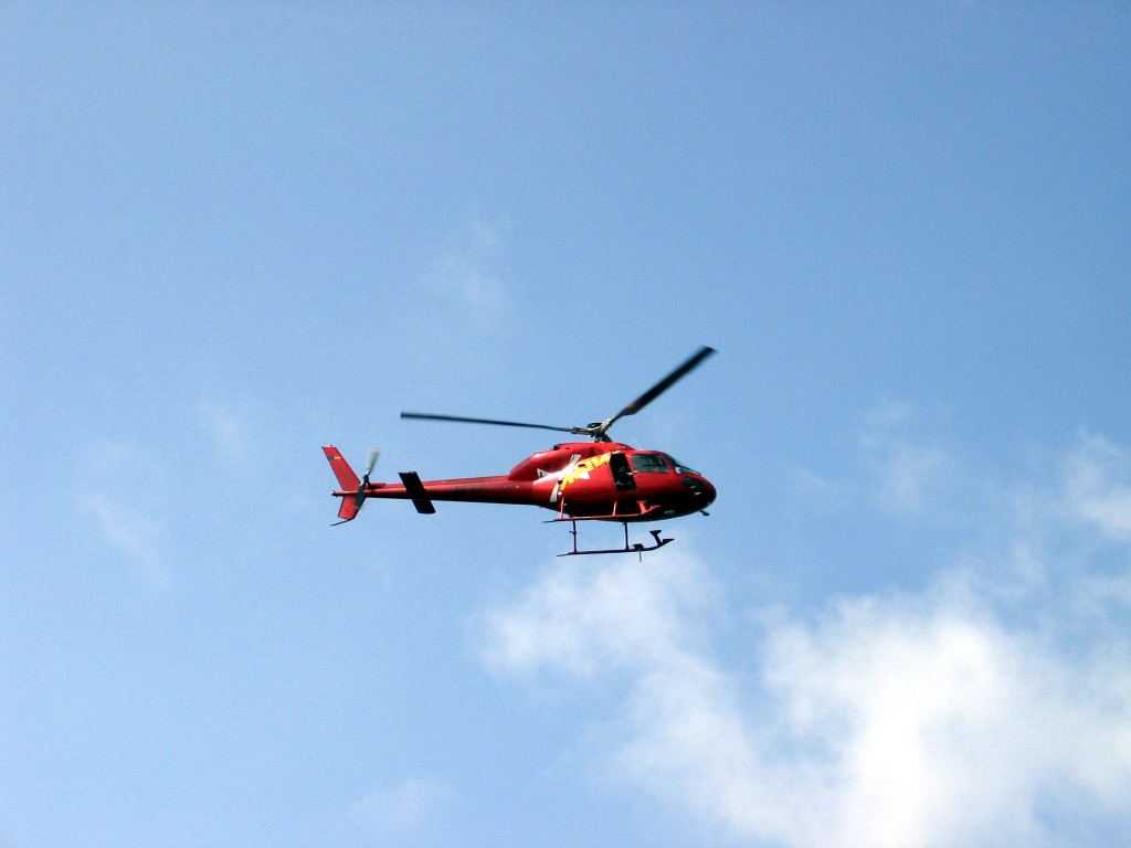 Hubschrauberflüge