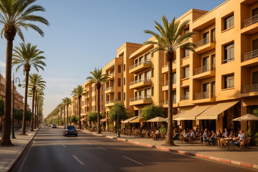 Gueliz – die Neustadt von Marrakesch