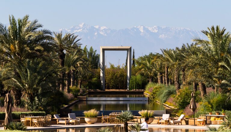 Blick auf das Atlasgebirge