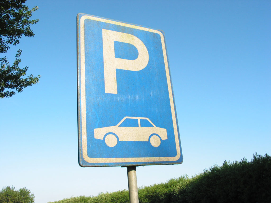 Parkplatz Schild