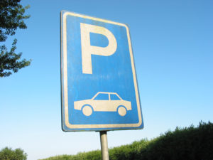 Parkplatz Schild