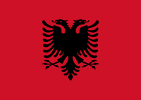 Flagge von Albanien