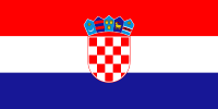 Flagge von Kroatien