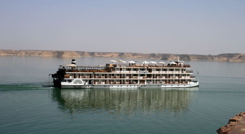 Nilkreuzfahrten führen oftmals über den Nassersee Nilkreuzfahrten führen oftmals über den Nassersee