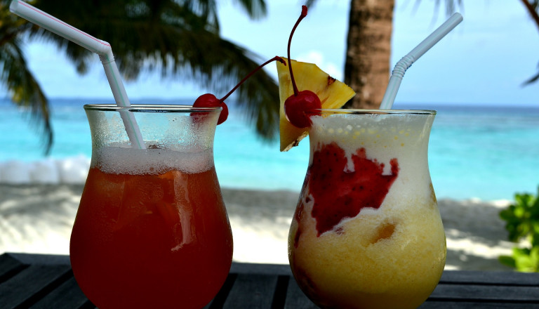 Cocktails am Strand