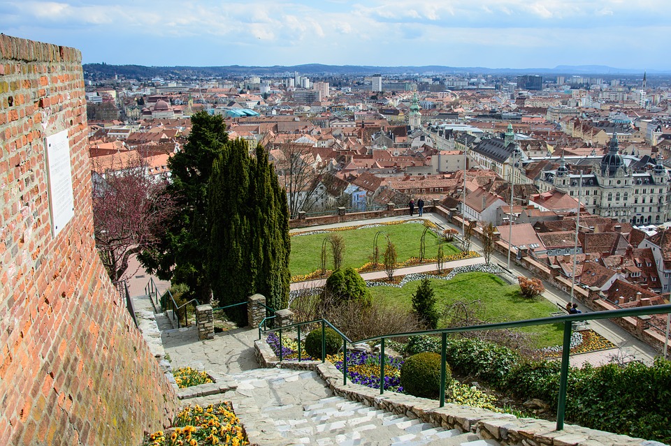 Der Schlossberg in Graz