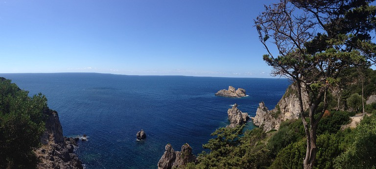 korfu meer natur landschaft