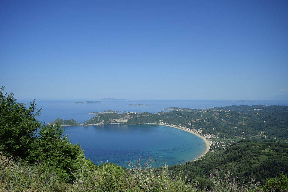 korfu strand meer griechenland