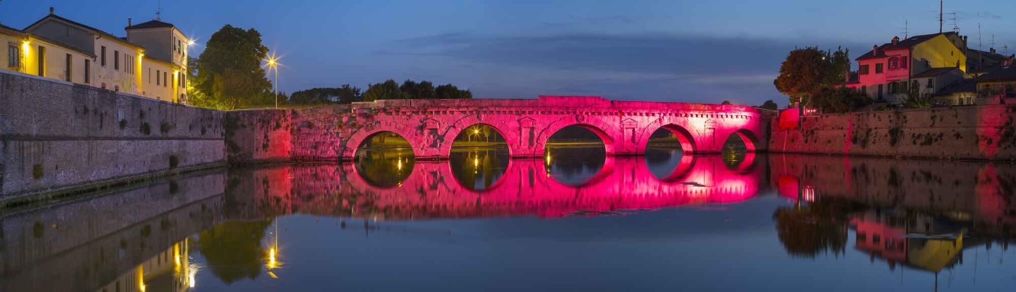 Partyurlaub Rimini Tiberius Brücke