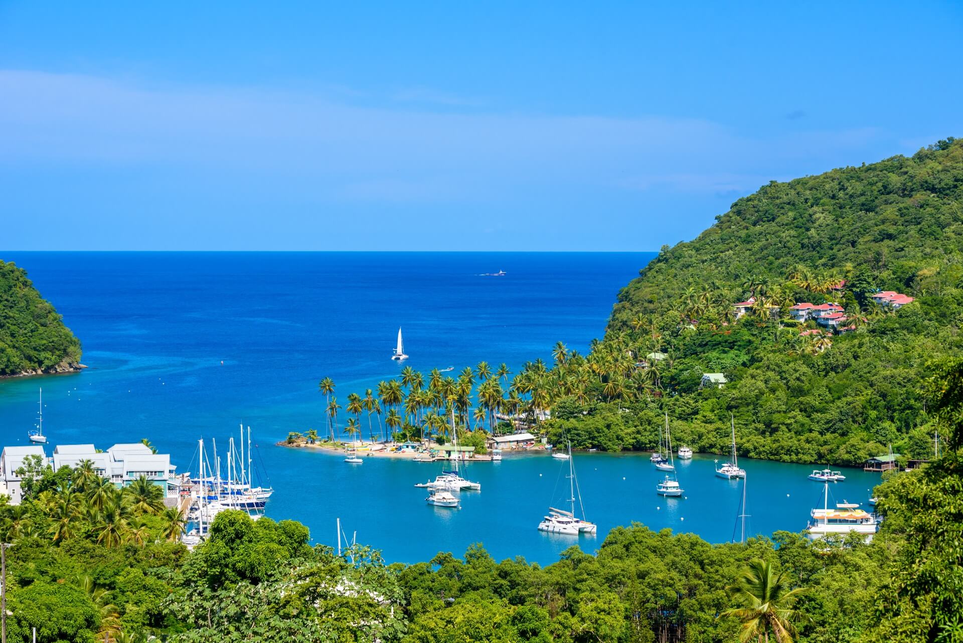 Marigot Bay Strand St. Lucia