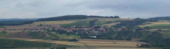 Panoramaaussicht auf Nußbaum