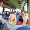 Selfie im Fernbus