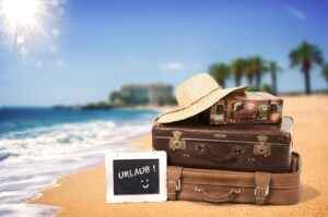 Urlaub Koffer