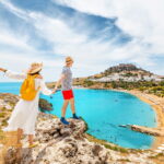 Paar auf Rhodos