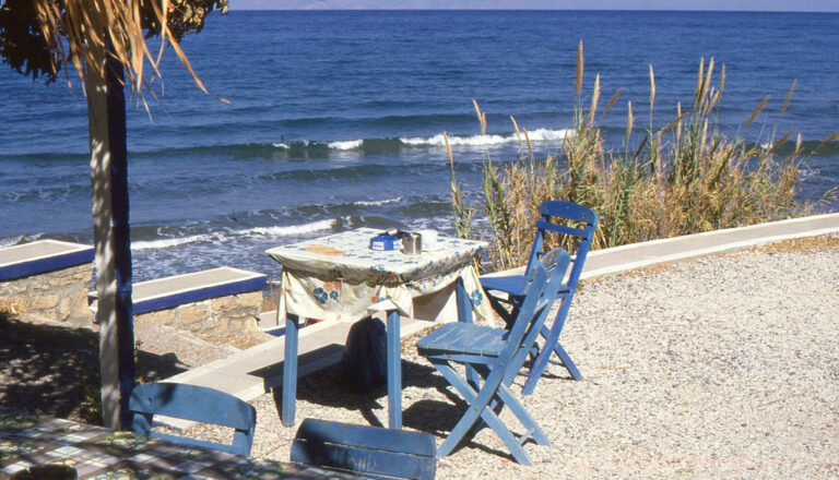 Blick aufs Meer von Afandou aus