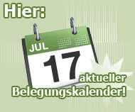 Der Belegungskalender des Ferienhaus Kreuzbergblick