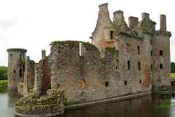 Caerlaverock Castle, Glencaple in Dumfries